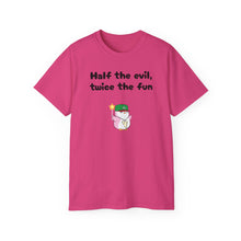 Load image into Gallery viewer, Half the Evil - Lil Pudgys - Unisex Ultra Cotton Tee