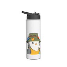 Load image into Gallery viewer, Half the Evil - Pudgy Penguins - Stainless Steel Water Bottle