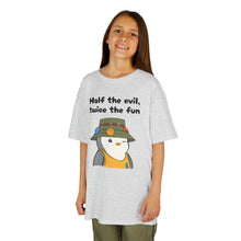 Load image into Gallery viewer, Half the Evil - Pudgy Penguins - Kids Heavy Cotton Tee