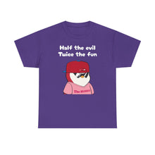 Load image into Gallery viewer, Half the Evil - Pudgy Penguins - Unisex Heavy Cotton Tee