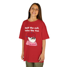 Load image into Gallery viewer, Half the Evil - Pudgy Penguins - Kids Heavy Cotton Tee