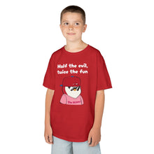 Load image into Gallery viewer, Half the Evil - Pudgy Penguins - Kids Heavy Cotton Tee