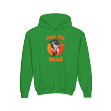 Load image into Gallery viewer, Save the Wails - Youth Heavy Blend Hooded Sweatshirt