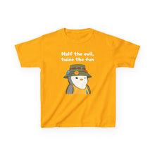 Load image into Gallery viewer, Half the Evil - Pudgy Penguins - Kids Heavy Cotton Tee