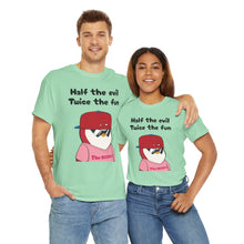 Load image into Gallery viewer, Half the Evil - Pudgy Penguins - Unisex Heavy Cotton Tee