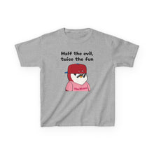 Load image into Gallery viewer, Half the Evil - Pudgy Penguins - Kids Heavy Cotton Tee