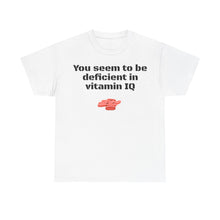 Load image into Gallery viewer, Vitamin IQ - Unisex Heavy Cotton Tee