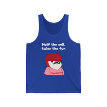 Load image into Gallery viewer, Half the Evil - Pudgy Penguins - Unisex Jersey Tank