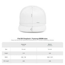 Load image into Gallery viewer, ENSLAVIORS - Stylish Resistance Flat Bill Snapback Hat, Trendy Cap for Activists, Streetwear for Everyday Wear, Gift for Protesters, Statement Accessory