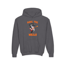 Load image into Gallery viewer, Save the Wails - Youth Heavy Blend Hooded Sweatshirt