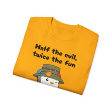 Load image into Gallery viewer, Half the Evil - Pudgy Penguins - Unisex Ultra Cotton Tee