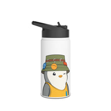 Load image into Gallery viewer, Half the Evil - Pudgy Penguins - Stainless Steel Water Bottle