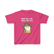 Load image into Gallery viewer, Half the Evil - Pudgy Penguins - Kids Heavy Cotton Tee