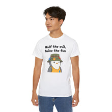 Load image into Gallery viewer, Half the Evil - Pudgy Penguins - Unisex Ultra Cotton Tee