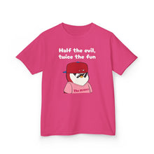 Load image into Gallery viewer, Half the Evil - Pudgy Penguins - Kids Heavy Cotton Tee