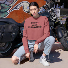 Load image into Gallery viewer, ENSLAVIORS - Empowerment Cropped Sweatshirt - Perfect for Casual Wear, Activism, Self-Expression, Gifts, and Everyday Comfort
