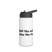 Load image into Gallery viewer, Half the Evil - Pudgy Penguins - Stainless Steel Water Bottle