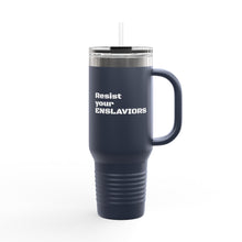 Load image into Gallery viewer, ENSLAVIORS - Insulated Travel Mug, 40oz - Motivational Beverage Holder for On-the-Go, Perfect for Everyday Use, Gifts, and Road Trips