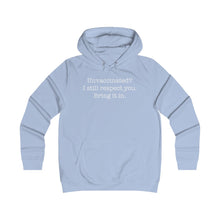 Load image into Gallery viewer, No Shot Long Shot - Girlie College Hoodie