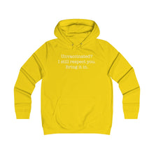 Load image into Gallery viewer, No Shot Long Shot - Girlie College Hoodie