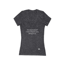 Load image into Gallery viewer, No Shot Long Shot - Women's Jersey Short Sleeve Deep V-Neck Tee