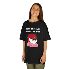 Load image into Gallery viewer, Half the Evil - Pudgy Penguins - Kids Heavy Cotton Tee
