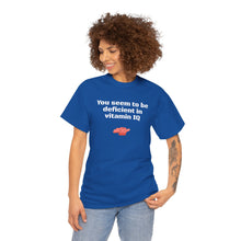 Load image into Gallery viewer, Vitamin IQ - Unisex Heavy Cotton Tee
