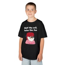 Load image into Gallery viewer, Half the Evil - Pudgy Penguins - Kids Heavy Cotton Tee
