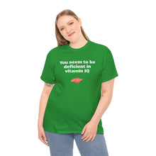 Load image into Gallery viewer, Vitamin IQ - Unisex Heavy Cotton Tee

