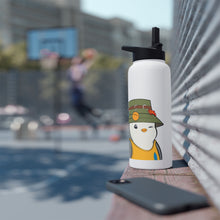 Load image into Gallery viewer, Half the Evil - Pudgy Penguins - Stainless Steel Water Bottle
