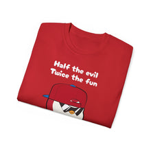 Load image into Gallery viewer, Half the Evil - Pudgy Penguins - Unisex T-Shirt
