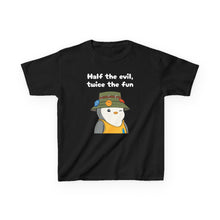 Load image into Gallery viewer, Half the Evil - Pudgy Penguins - Kids Heavy Cotton Tee
