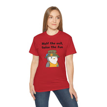 Load image into Gallery viewer, Half the Evil - Pudgy Penguins - Unisex Ultra Cotton Tee
