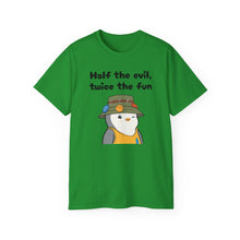 Load image into Gallery viewer, Half the Evil - Pudgy Penguins - Unisex Ultra Cotton Tee
