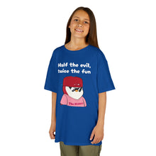 Load image into Gallery viewer, Half the Evil - Pudgy Penguins - Kids Heavy Cotton Tee
