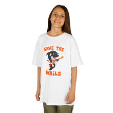 Load image into Gallery viewer, Save the Wails - Kids Heavy Cotton Tee
