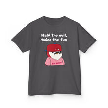 Load image into Gallery viewer, Half the Evil - Pudgy Penguins - Kids Heavy Cotton Tee
