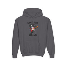 Load image into Gallery viewer, Save the Wails - Youth Heavy Blend Hooded Sweatshirt
