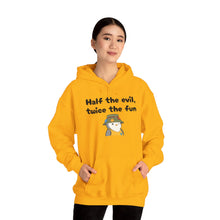 Load image into Gallery viewer, Half the Evil - Pudgy Penguins - Unisex Hooded Sweatshirt
