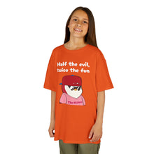 Load image into Gallery viewer, Half the Evil - Pudgy Penguins - Kids Heavy Cotton Tee
