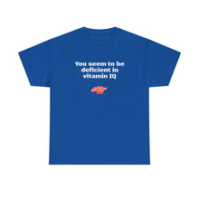 Load image into Gallery viewer, Vitamin IQ - Unisex Heavy Cotton Tee
