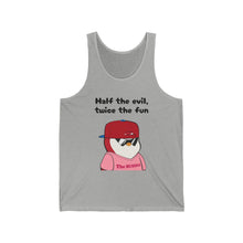 Load image into Gallery viewer, Half the Evil - Pudgy Penguins - Unisex Jersey Tank

