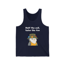 Load image into Gallery viewer, Half the Evil - Pudgy Penguins - Unisex Jersey Tank
