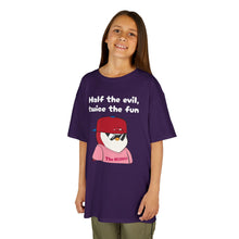 Load image into Gallery viewer, Half the Evil - Pudgy Penguins - Kids Heavy Cotton Tee
