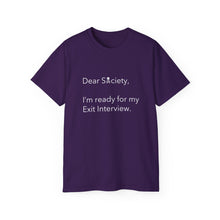 Load image into Gallery viewer, Dear Society - Unisex Ultra Cotton Tee
