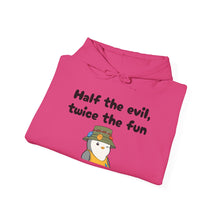 Load image into Gallery viewer, Half the Evil - Pudgy Penguins - Unisex Hooded Sweatshirt
