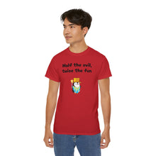 Load image into Gallery viewer, Half the Evil - Lil Pudgys - Unisex Ultra Cotton Tee
