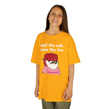 Load image into Gallery viewer, Half the Evil - Pudgy Penguins - Kids Heavy Cotton Tee
