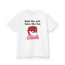 Load image into Gallery viewer, Half the Evil - Pudgy Penguins - Kids Heavy Cotton Tee
