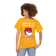 Load image into Gallery viewer, Half the Evil - Pudgy Penguins - Unisex Heavy Cotton Tee
